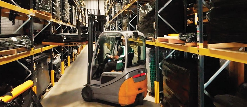 叉车防撞安全系统