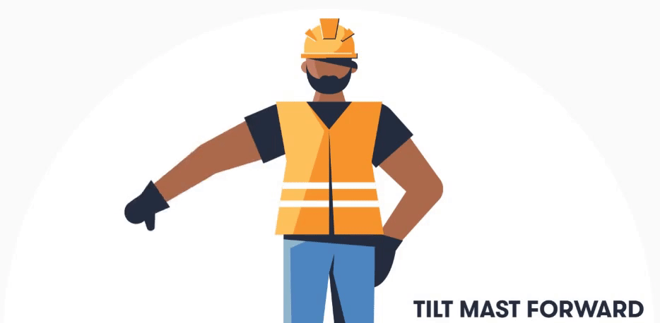 叉车安全指挥手势