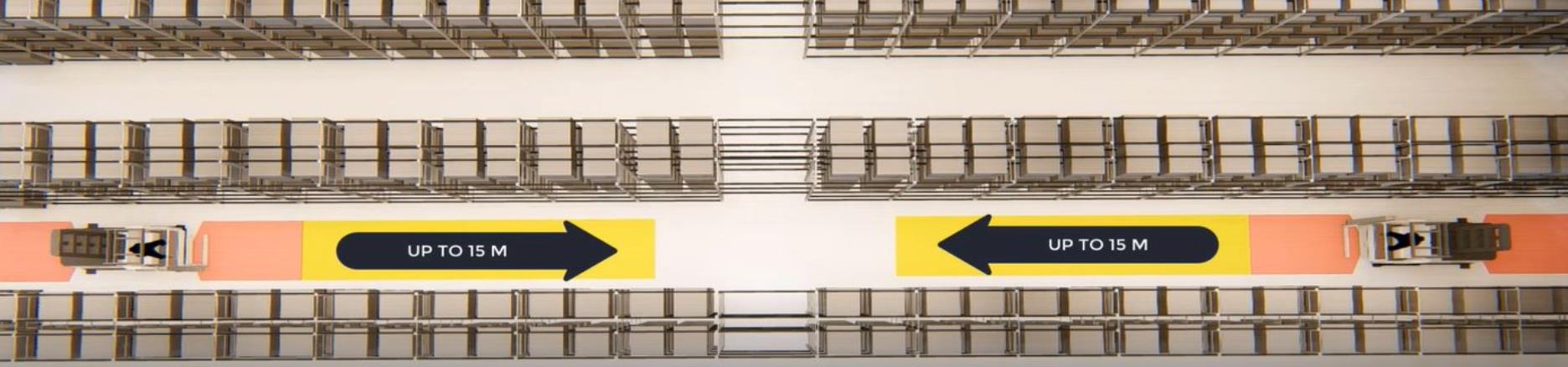 窄巷道叉车防撞