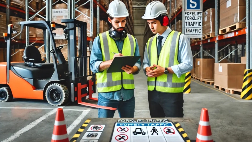 叉车交通管理计划